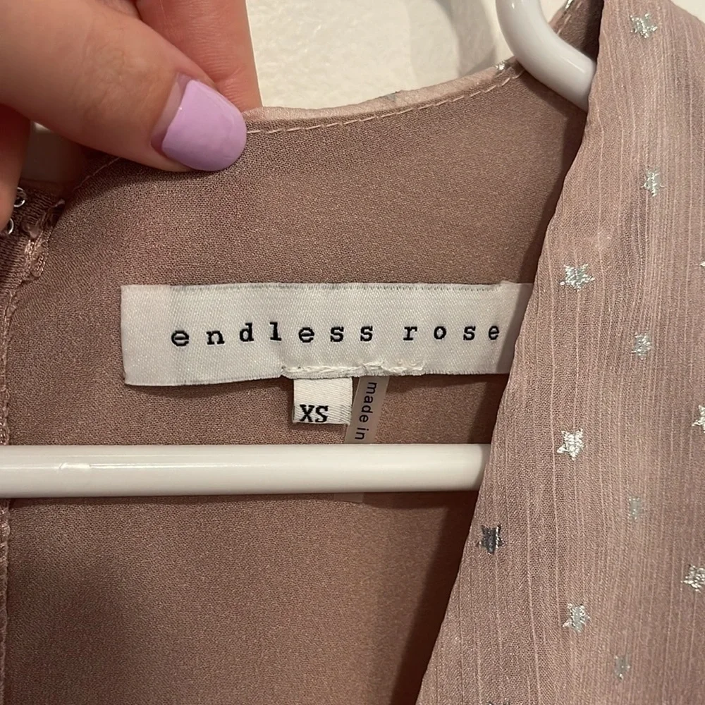 Endless Rose Asymmetrical All Star Yours Mini Dress XS - Picture 6 of 9
